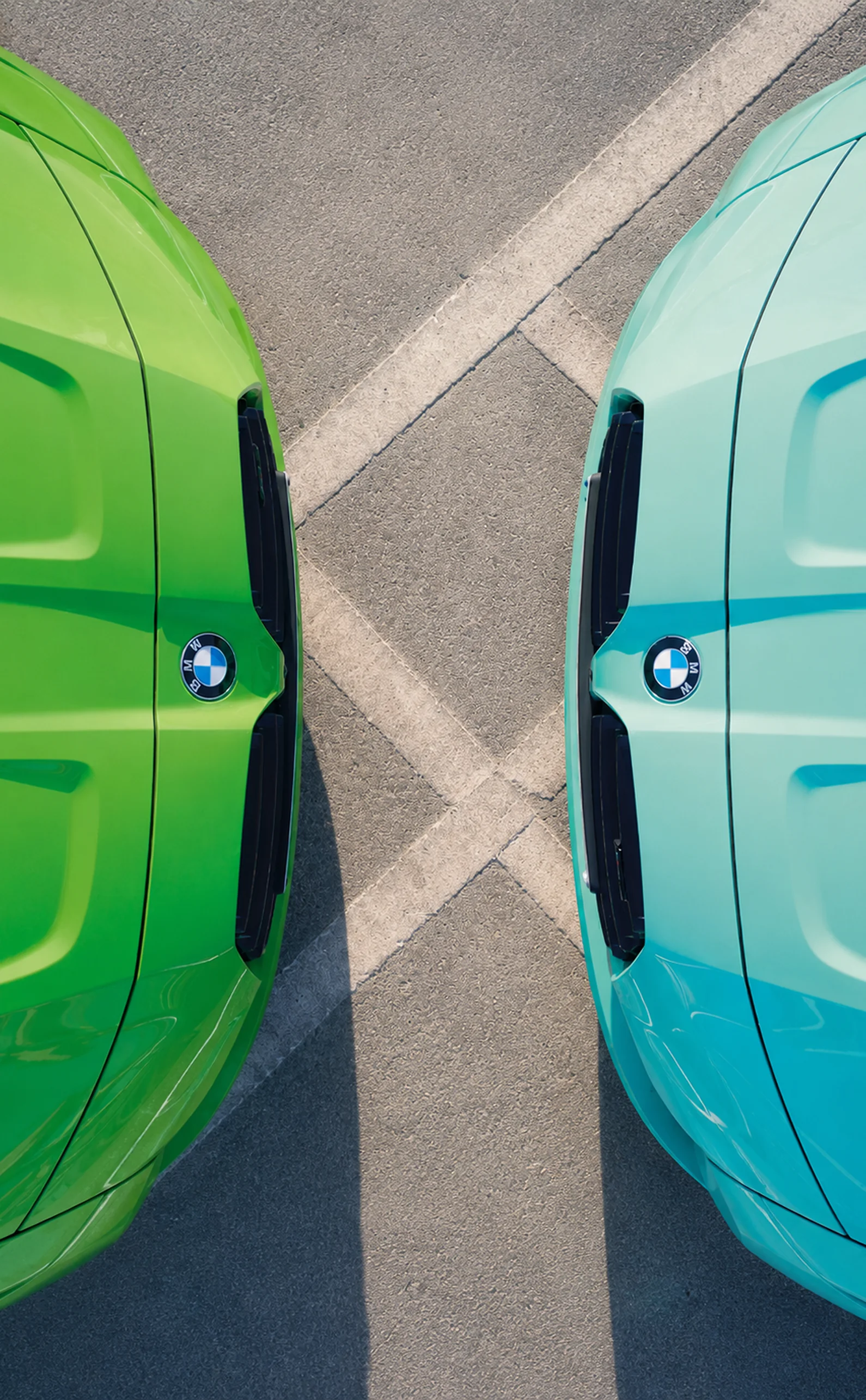 BMW Frontpartien von oben